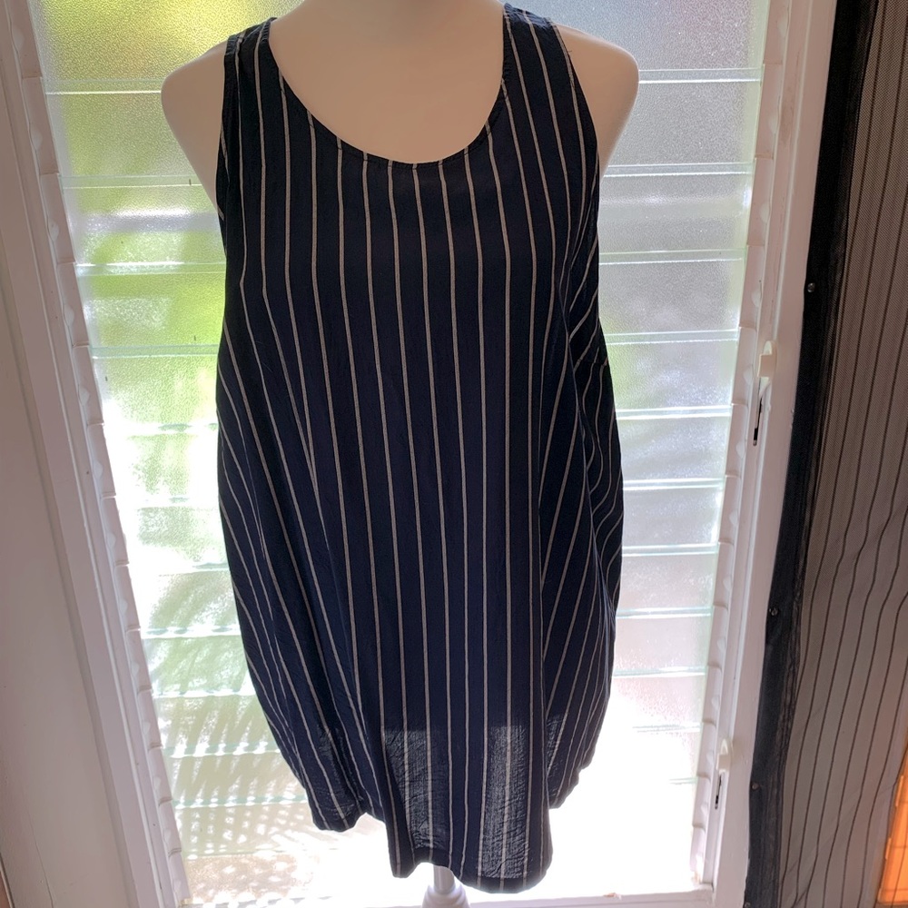 Navy Stripe XL Old Navy Tank Top